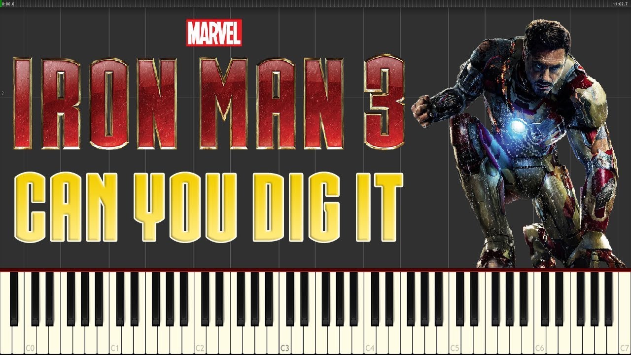 Can You Dig It (Iron Man 3 End Titles) - Brian Tyler - Piano Tutorial