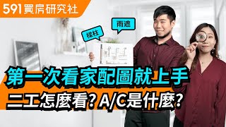 第一次看家配圖就上手二工怎麼看? AC是什麼?｜平面圖｜格局 ... 