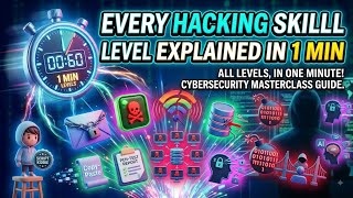 EVERY hacking skills level Explained in 1 minute