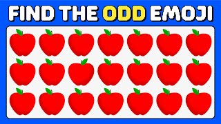 FIND THE ODD EMOJI OUT in these Odd Emoji Puzzles! | Odd One Out Puzzle | Find The Odd Emoji Quizzes