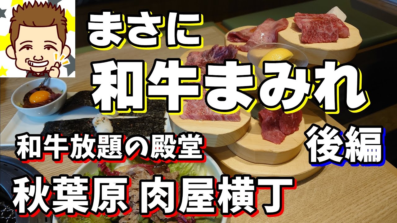 まさに和牛まみれ 後編 和牛放題の殿堂 秋葉原 肉屋横丁 Youtube まさに和牛まみれ 後編 和牛放題の殿堂 秋葉原 肉屋横丁 Youtube