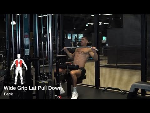 How to do the Wide Grip Lat Pulldown