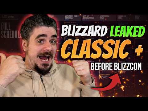 Blizzard LEAKED Classic+ Plans (New Survey)