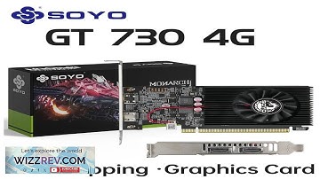 SOYO Graphics Cards NVIDIA GT730 4G GDDR3 128bit Video Card HDMI*2