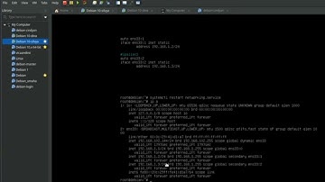 Konfigurasi IP Address dan DNS Resolver - Debian 10