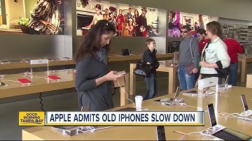 Apple admits to deliberately slow down old iPhones