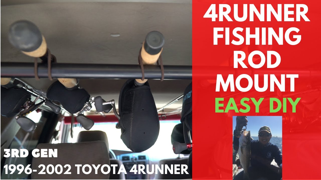 Toyota 4Runner SUV Fishing Rod Mount - Easy DIY 