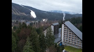 Гаррахов - горнолыжный курорт в Чехии, (Harrachov) 10.02.2023.Hotel Orios Sklar Resort.