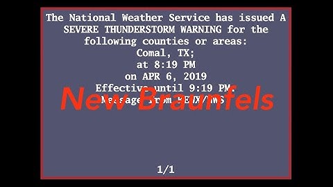 EAS Reenactment Mock: New Braunfels [v2] (New bRAWN-fULLs) - 04/06/2019