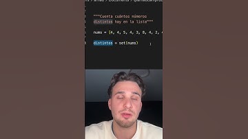 😎 Aprende Python en 20 segundos: números sin repetir #Python