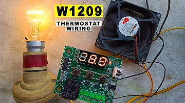 W1209 Thermostat Incubator Temperature Controller 12v Connection