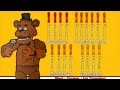 Bizet  les toreadors five nights at freddys on recorder notes