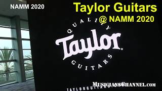 Taylor Guitars at NAMM 2020 Walkthrough