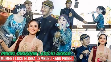 Opo Aku Kurang Ayu? Ki Akbar Menciptakan Lagu Romantis Untuk Prigel, Elisha Orcarus Cemburu. Terlucu