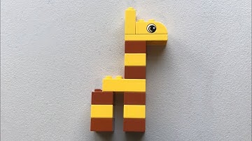 How To Make: Super Simple LEGO Duplo Giraffe