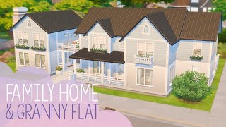 Family Home with Granny Flat | The Sims 4 Stop Motion For Rent Build | NoCC