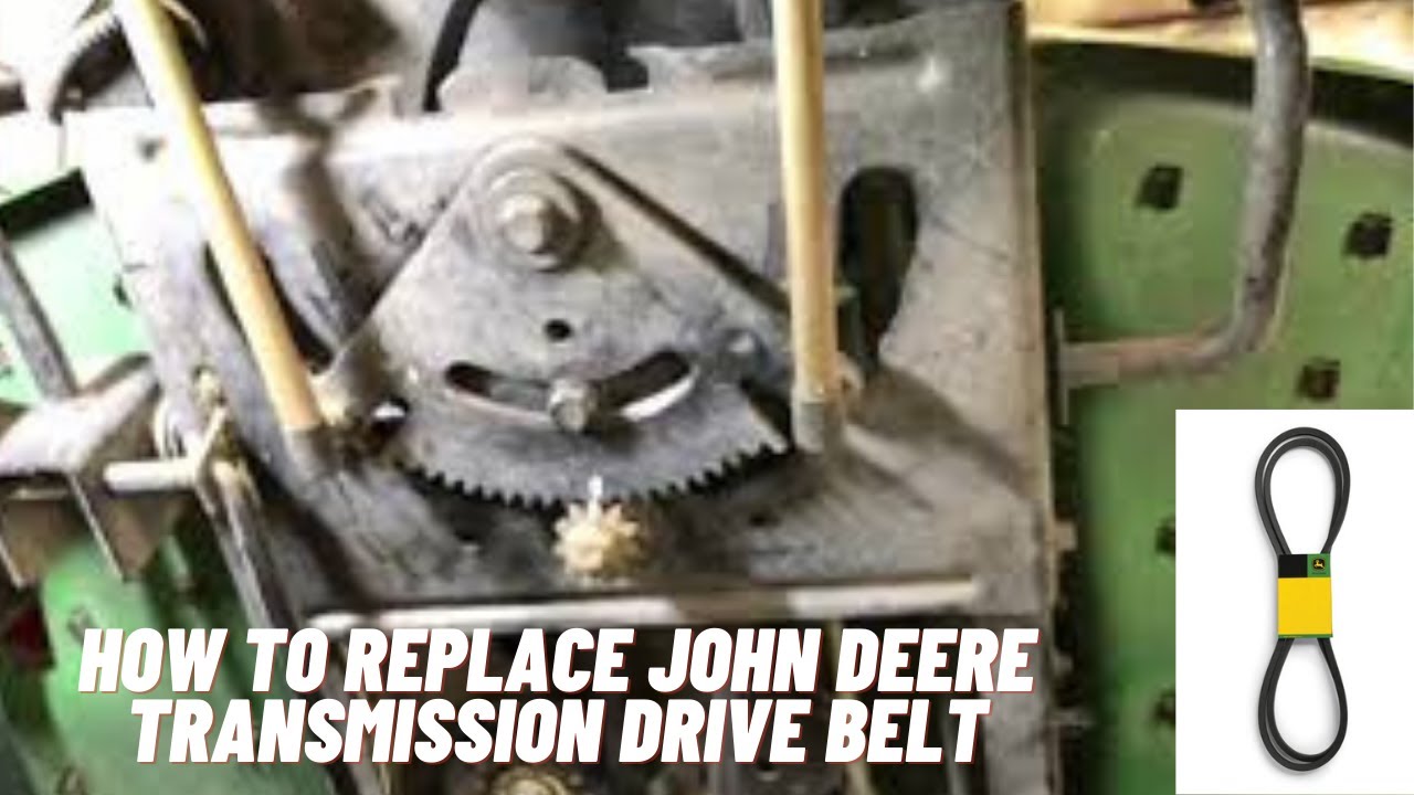 How To Change Drive Belt On D140 John Deere Belt Poster