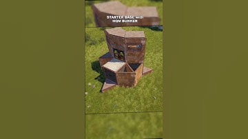 STARTER BASE with HQM BUNKER - rust base design
