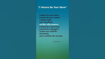 Thumbnail of I Wanna Be Your Slave lyrics - @maneskinofficial #lyrics #trending #song