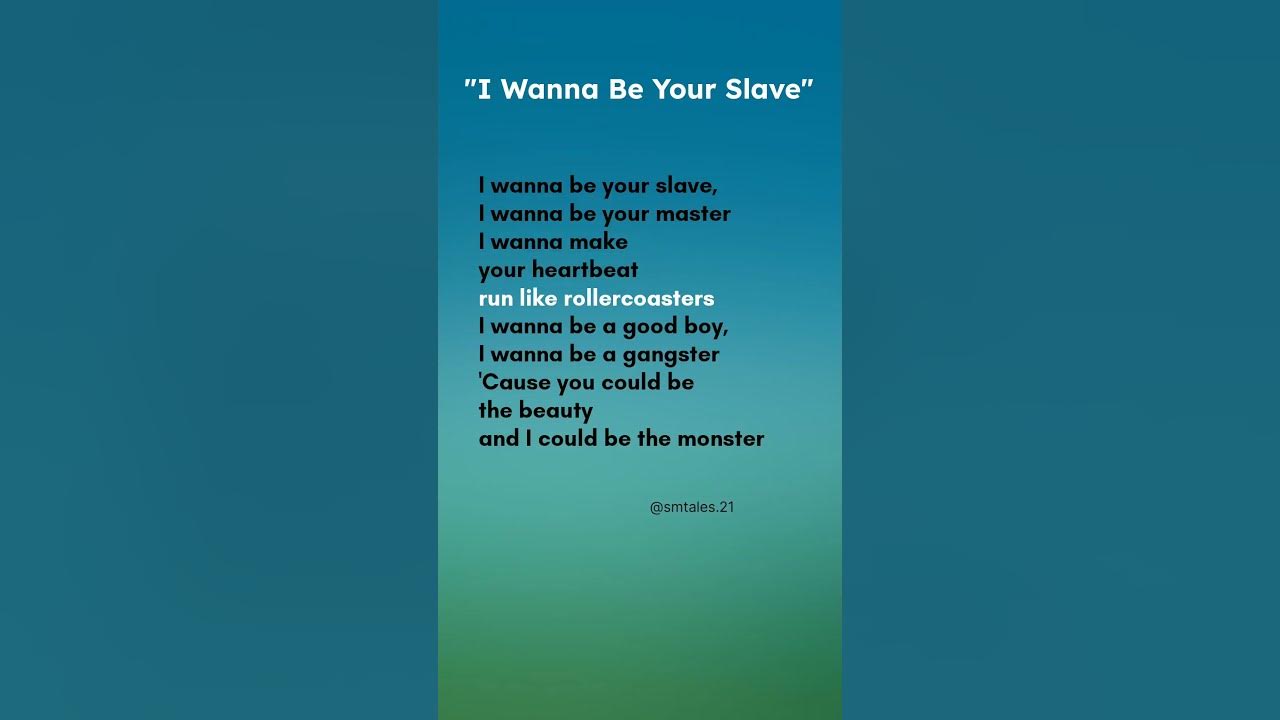 I Wanna Be Your Slave lyrics - @maneskinofficial #lyrics #trending #song