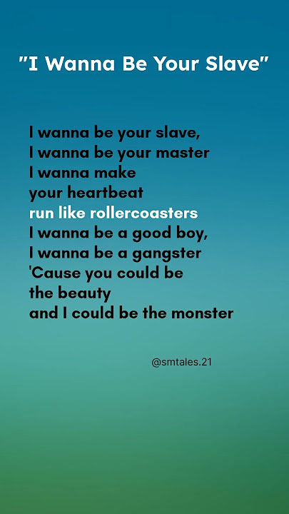 I Wanna Be Your Slave lyrics - @maneskinofficial #lyrics #trending #song