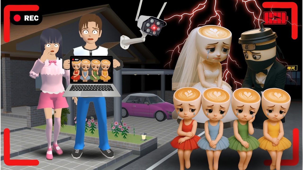 YUTA MIO PANIK CCTV Merekam BAYI RAINBOW ANOMALI BALLERINA CAPPUCINA | SAKURA SCHOOL SIMULATOR