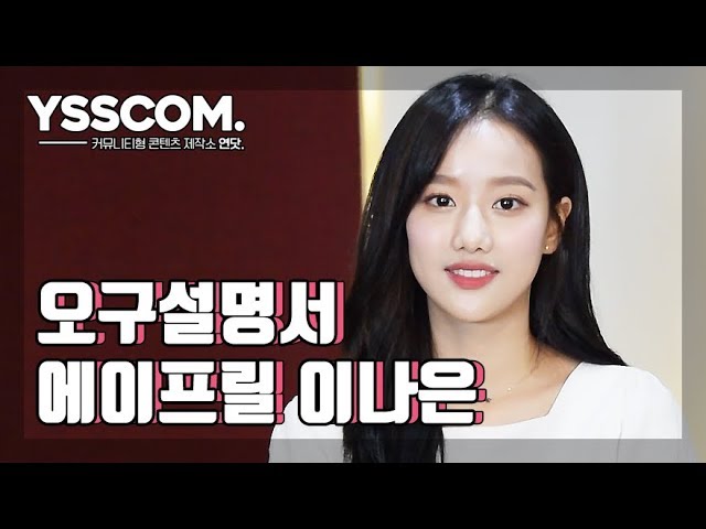 [오구설명서] 에이프릴 (April) 이나은