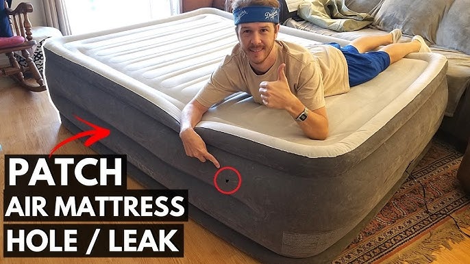 How To Find & FIX Hole in Leaky Air Mattress -Jonny DIY - YouTube
