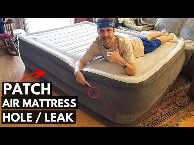 How To Find & FIX Hole in Leaky Air Mattress -Jonny DIY 