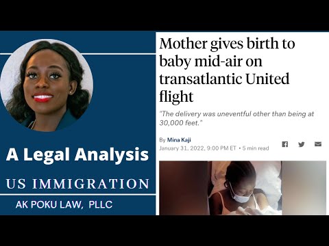 Mother gives birth to baby mid-air on transatlantic United flight from Gh - US | US Immigration |