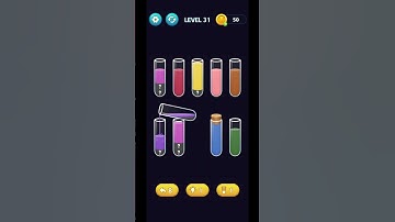 SortPuz: Water Sort Puzzle-Level 31 #games #gaming #puzzle #sortpuz #watersortpuzzle #colorsortgame