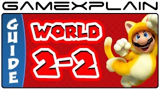 Super Mario 3D World - World 2-2 Green Stars Stamp Locations Guide Walkthrough Puffprod Peaks