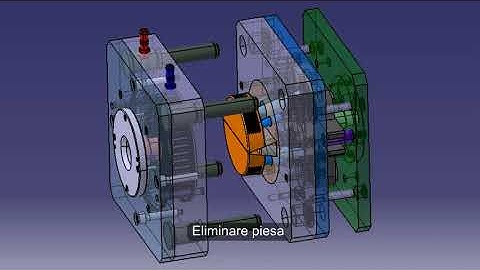 Injection mold - plastic parts with inner partial thread - segmented thread version