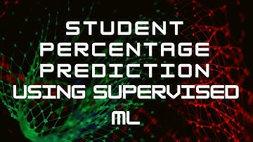 Student Percentage Prediction using Supervised ML | Linear Regression