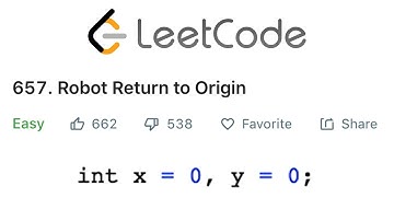 LeetCode Robot Return To Origin Solution Explained - Java