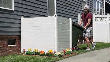 Premium Vinyl Privacy Screen ZP19014 Assembly and Installation