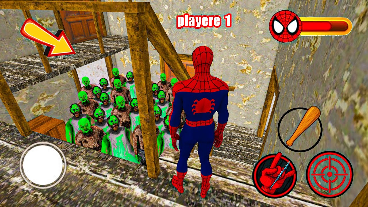 Playing as EVERYONE Mix Family Horror: Squid Game Doll Army vs Spider Baby Team in Granny House