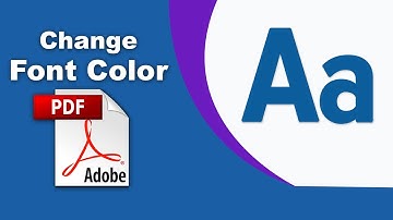 How to change the font color of a pdf using Adobe Acrobat Pro DC