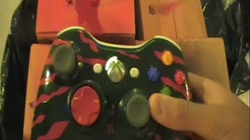 Custom Painted Red Tiger Controller (Part 1)