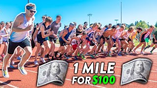 EPIC 1 Mile Race VS. Subscribers, Winner Gets $100 CASH!
