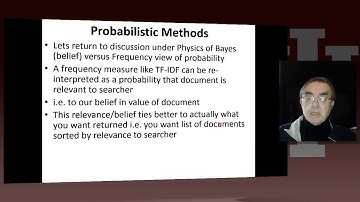TF IDF and Probabilistic Models