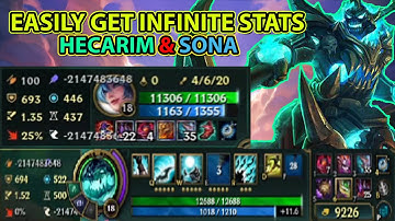 OP Duo Hecarim & Sona Vô Hạn Tốc Độ Di Chuyển = Vô Hạn Sức Mạnh Công Kích? | League Arena Gameplay