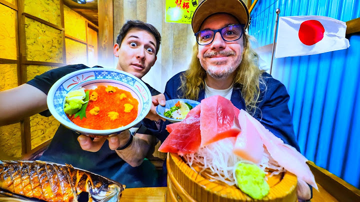 On teste un restaurant spécialisé en FRUITS DE MER au Japon