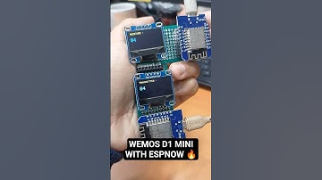 Penggunaan ESPNOW pada WEMOS D1 Mini #iot #esp32 #esp8266 #wemos #programming