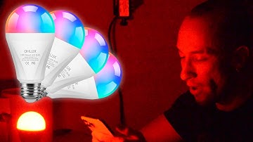 OHLUX 13W 1300LM Smart LED RGBCW Light Bulbs