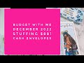 $881 Cash Envelope &amp; Sinking Funds Stuffing | December 2022 | Budget With Me | Sinking Funds