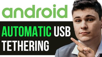 HOW TO SET ANDROID MOBILE TO AUTOMATIC USB TETHERING 2024