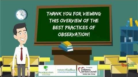 Best Practices of Observation