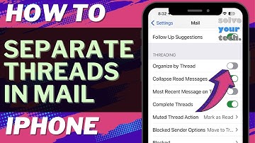 iOS 17: How to Separate Threads in Mail on iPhone