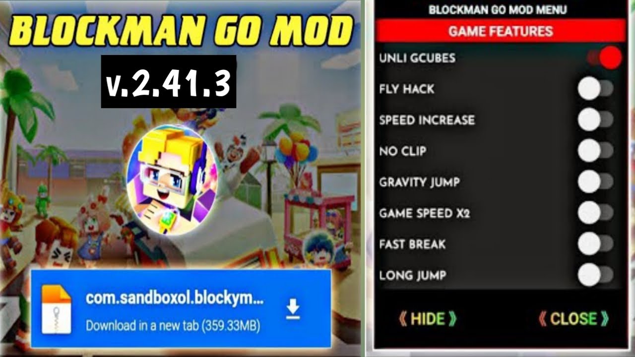 Blockman Go Mod Menu VIP 2023 APK Download Latest Hack App in 2023